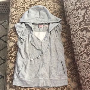 Juicy Couture sleeveless hoodie hoodie sz S